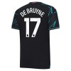 Conjunto (Camiseta+Pantalón Corto) Manchester City De Bruyne 17 Tercera Equipación 23-24 - Niño